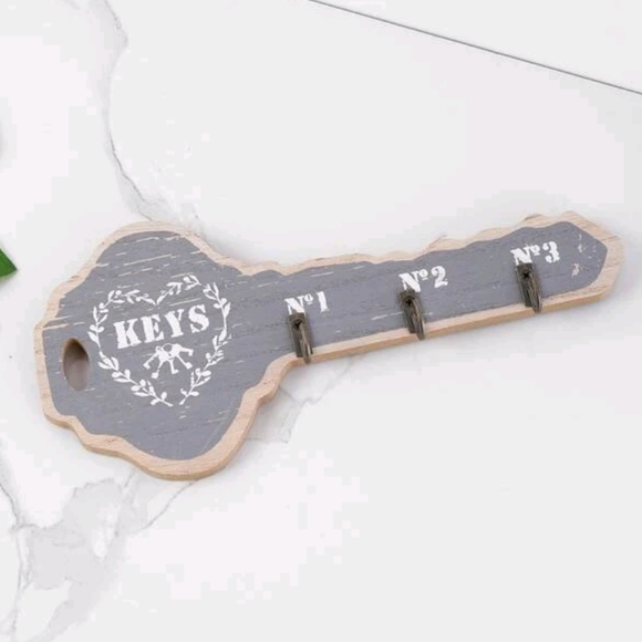 🍉5 for $25* Wood Key Rack - Picture 3 of 4